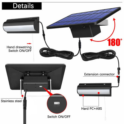 Royelux Solar Shed Pendant Light - Durable LED Lamp with Pull Wire Switch