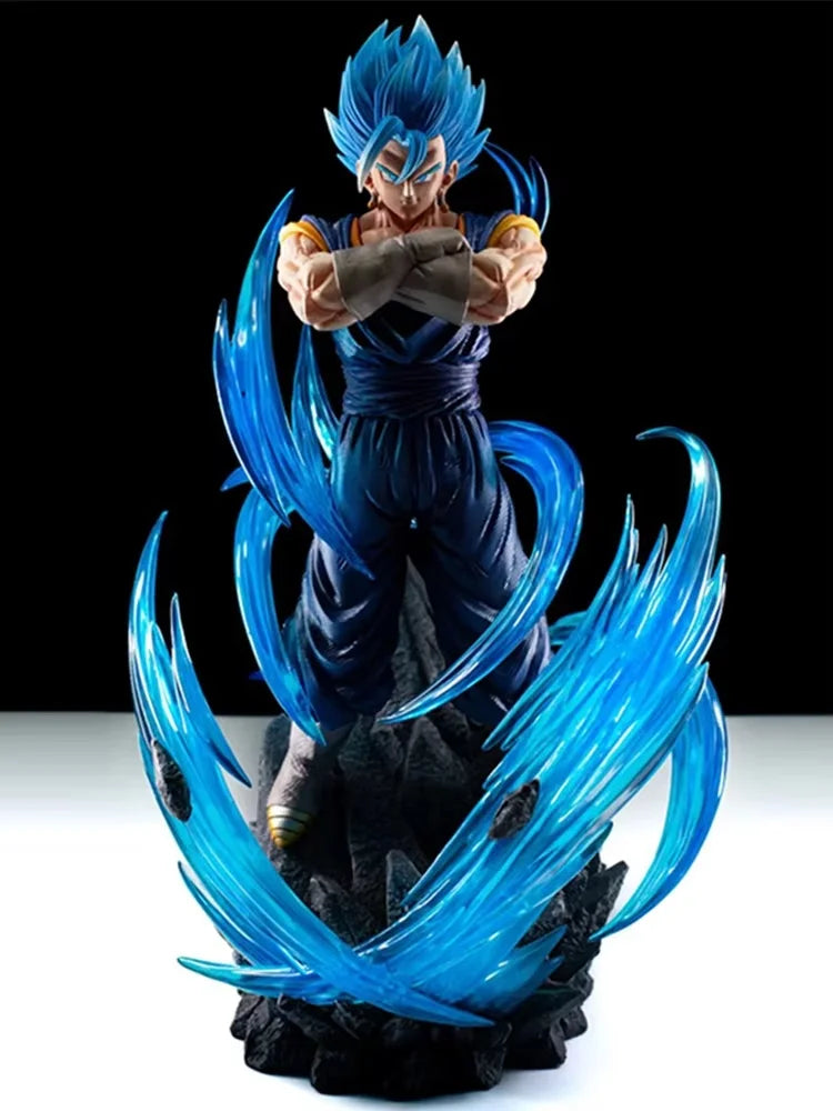 Royaleva Dragon Ball Vegetto Figurine – 33cm Static Action Anime Figure - Default Title