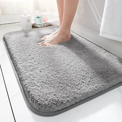 Royaleva Super Thick Luxury Bathroom Rug - Ultra-Plush Comfort for Your Feet - Gray / Small - 16x24 inches