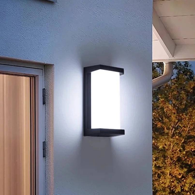 European Modern Wall Sconce - Waterproof LED Wall Lamp for Balcony, Patio & Garden