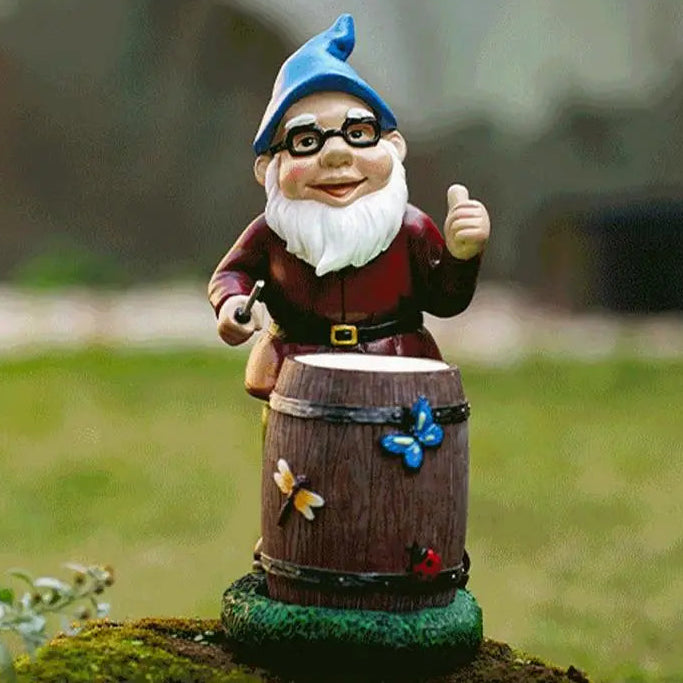 Royaleva Yard Lawn Ornaments - Solar Garden Gnome with LED Decoration - Default Title