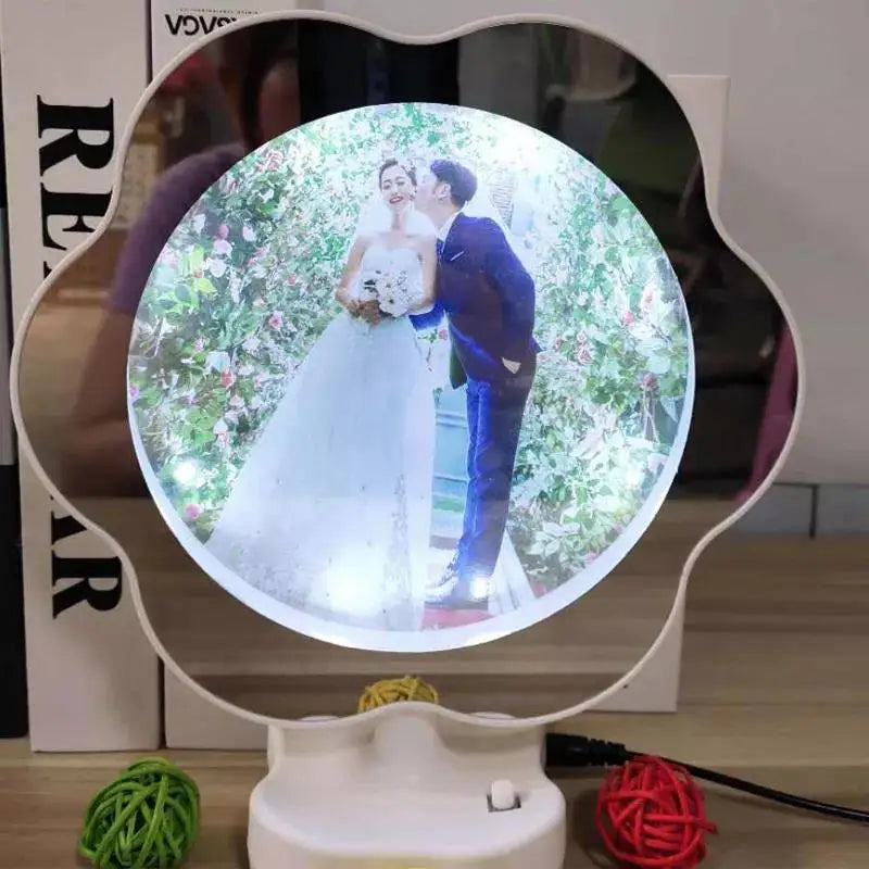 Mirror Photo Frame – Customizable Sublimation Magic Mirror for Weddings & Gifts