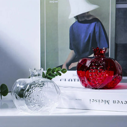 Royelux Nordic Pomegranate Glass Vase