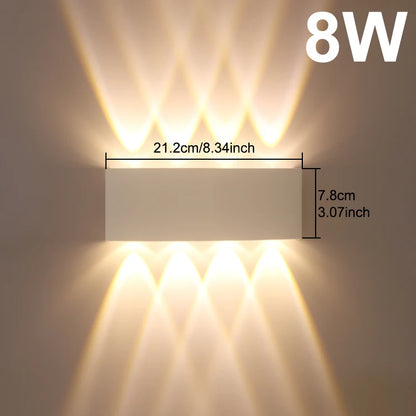 Royelux Modern LED Wall Lamp for Bedroom and Living Room Decor - 10w / 3000K