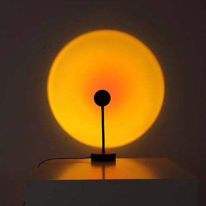 Sunset Lamp with Remote Control - 16 Colors & 360° Rotation - four kinds of lights