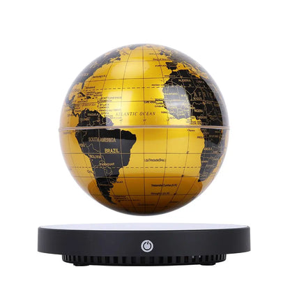 Levitating Magnetic Globe with LED Lights – Floating Rotating Earth for Home Decor & Gifts