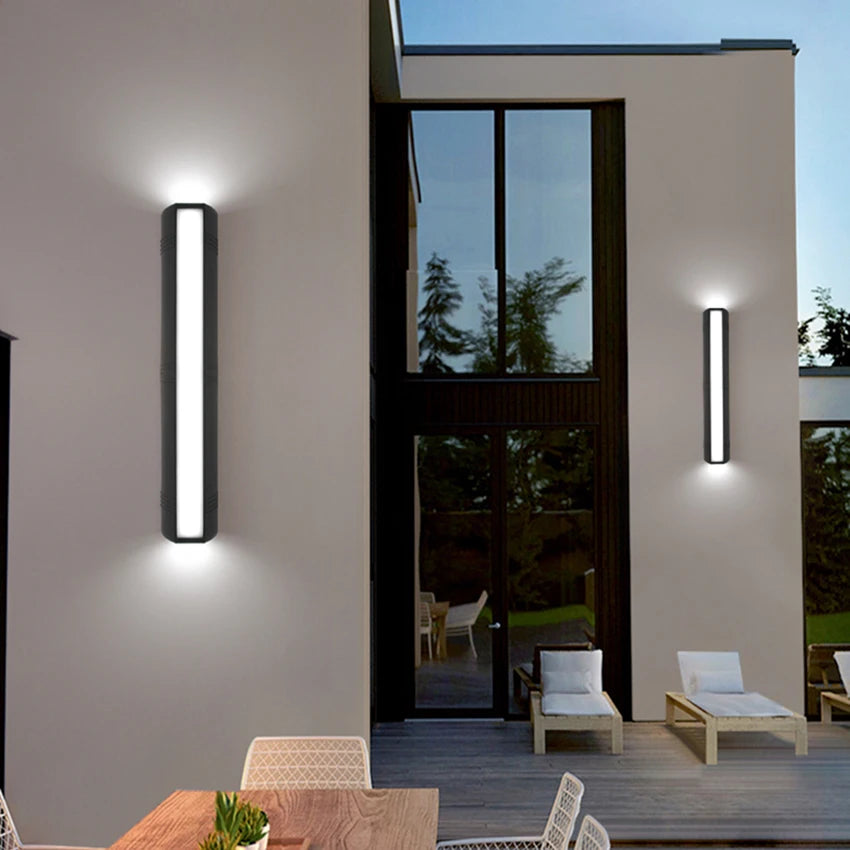 Royaleva Waterproof Outdoor Wall Lamp with 3-Sided LED Illumination - Default Title