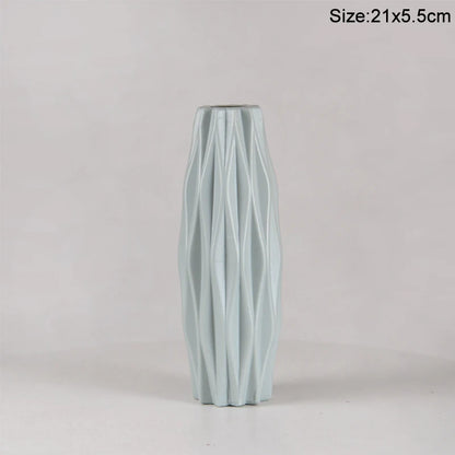 Royelux Modern Plastic Flower Vase - Elegant Nordic Décor for Every Room