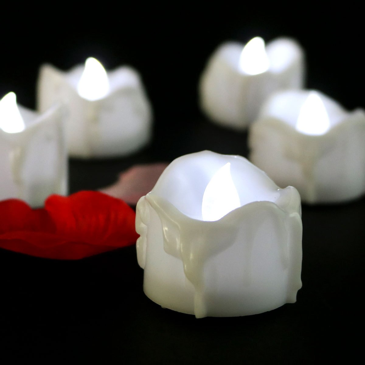 RoyaleGlow Flameless LED Candles - Flickering Flame Imitation