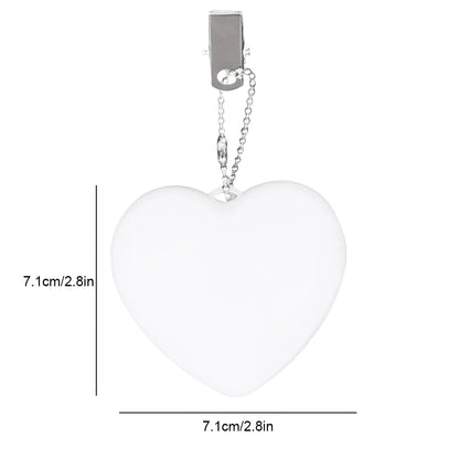 LED Handbag Light Keychain – Heart, Star & Round Touch Sensor Purse Light