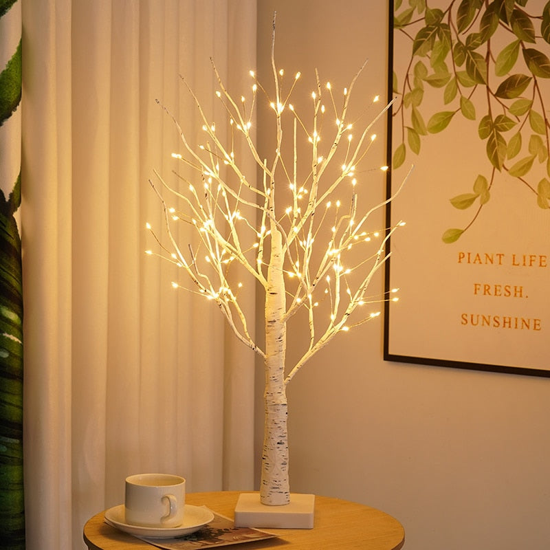 Royelux Nordic 55cm Birch Tree Light –  Bendable Branches