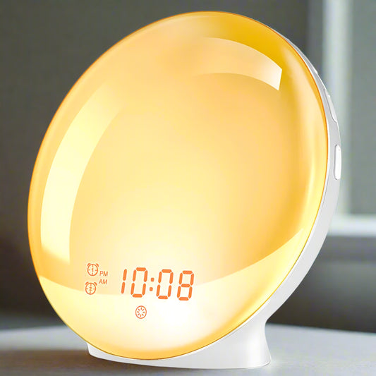 Wake Up Light Alarm Clock with Sunrise Simulation & Natural Sounds - Alarm Clock