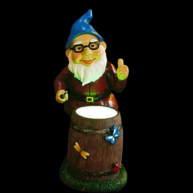 Royaleva Yard Lawn Ornaments - Solar Garden Gnome with LED Decoration - Default Title