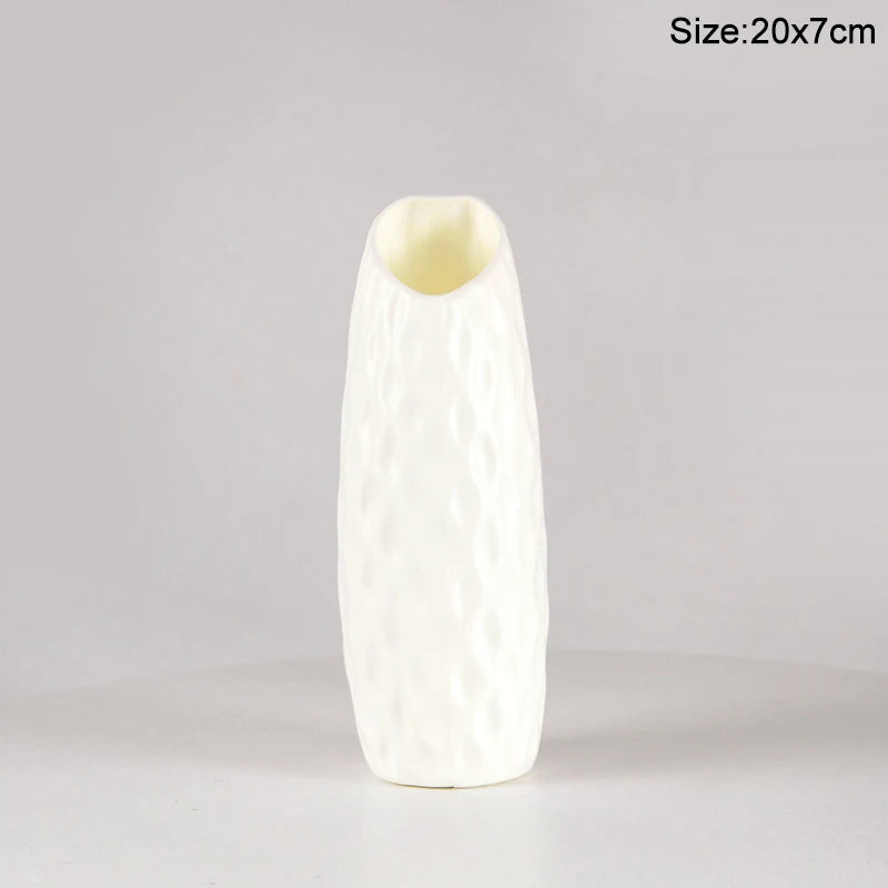 Royelux Modern Plastic Flower Vase - Elegant Nordic Décor for Every Room