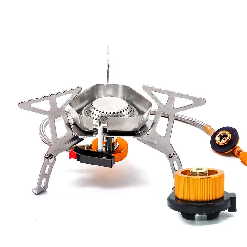 Royaleva Camping Gas Stove Burner - High-Power Portable Outdoor Cooking Equipment - Stove