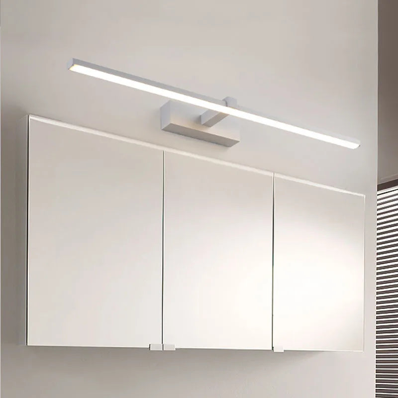 RoyaleGlow Modern LED Bathroom Vanity Light with Adjustable Tricolor Lighting - LWL155 A White 100cm / Neutral light