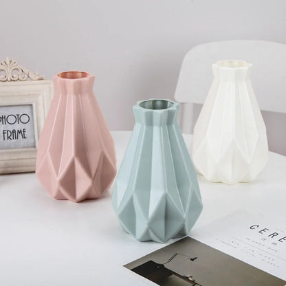 Royelux Nordic Ceramic Plastic Vase - Elegant Modern Home & Event Décor