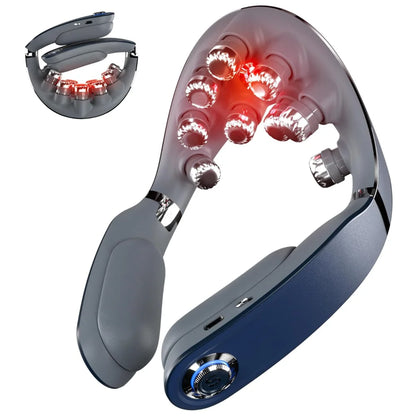 SKG G7 PRO Fold Cordless Neck Massager – Heat, Red Light Therapy & Deep Tissue Vibration