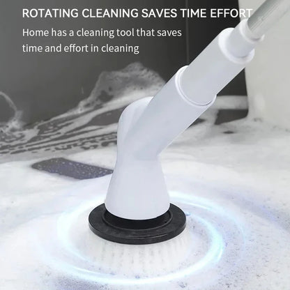 Revolutionize Your Cleaning Routine with the 6-in-1 Electric Brush! - 5 Brush Heads