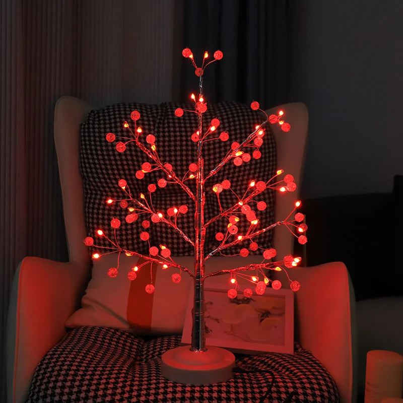 RoyaleGlow Crystal LED Tree Lamp – Color-Changing Tabletop Atmosphere Light - Default Title