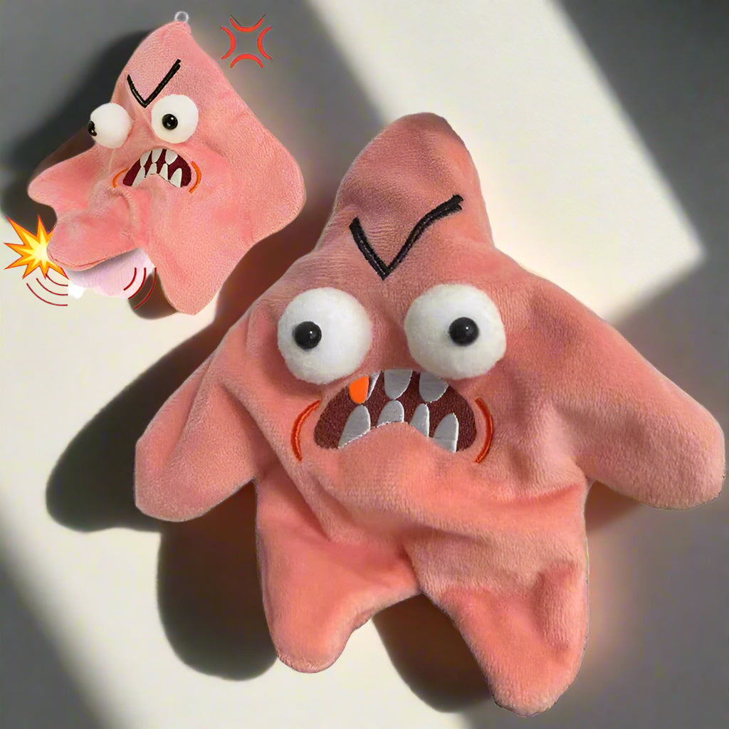 Patrick Star dancing pendant with animated movements, USB rechargeable design, and a fun accessory for bags or keychains.