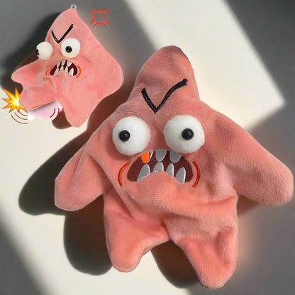 Patrick Star dancing pendant with animated movements, USB rechargeable design, and a fun accessory for bags or keychains.