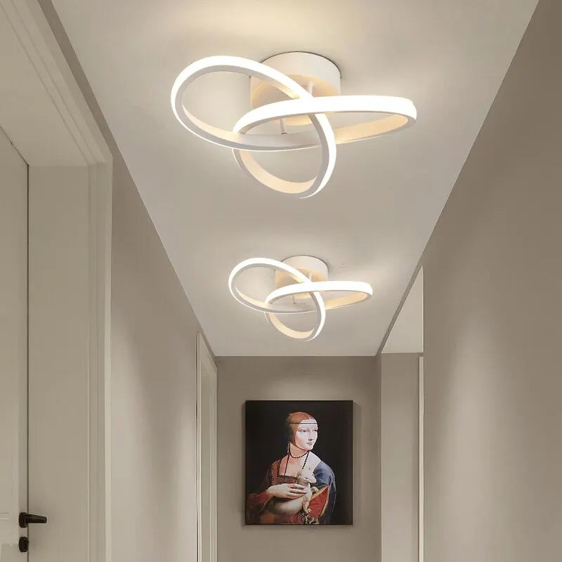 Modern LED Chandelier - Stylish Energy and Efficient Ceiling Light - Black Clover 3Colors