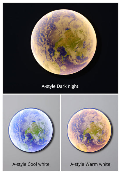 Royallure 3D LED Moon & Earth Ceiling or Wall Lamp