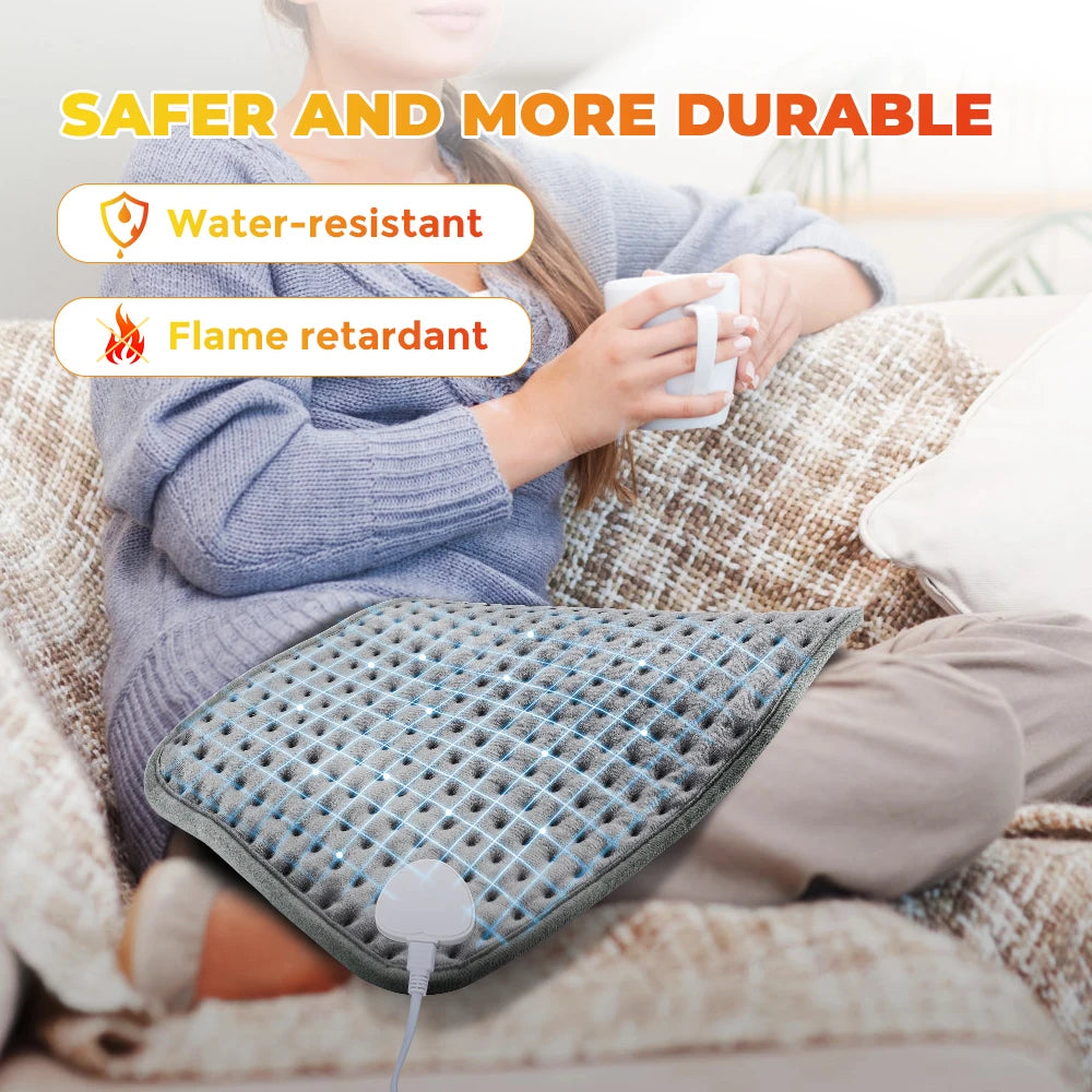 Experience Warmth and Comfort with the Royelux Electric Heating Blanket - Dark Grey / EU