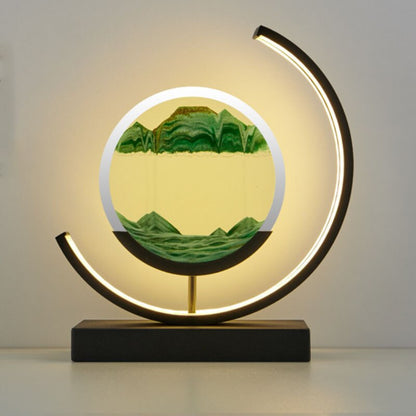 Royallure 3D Hourglass LED Lamp - Mesmerizing Sand Art for Home Decor