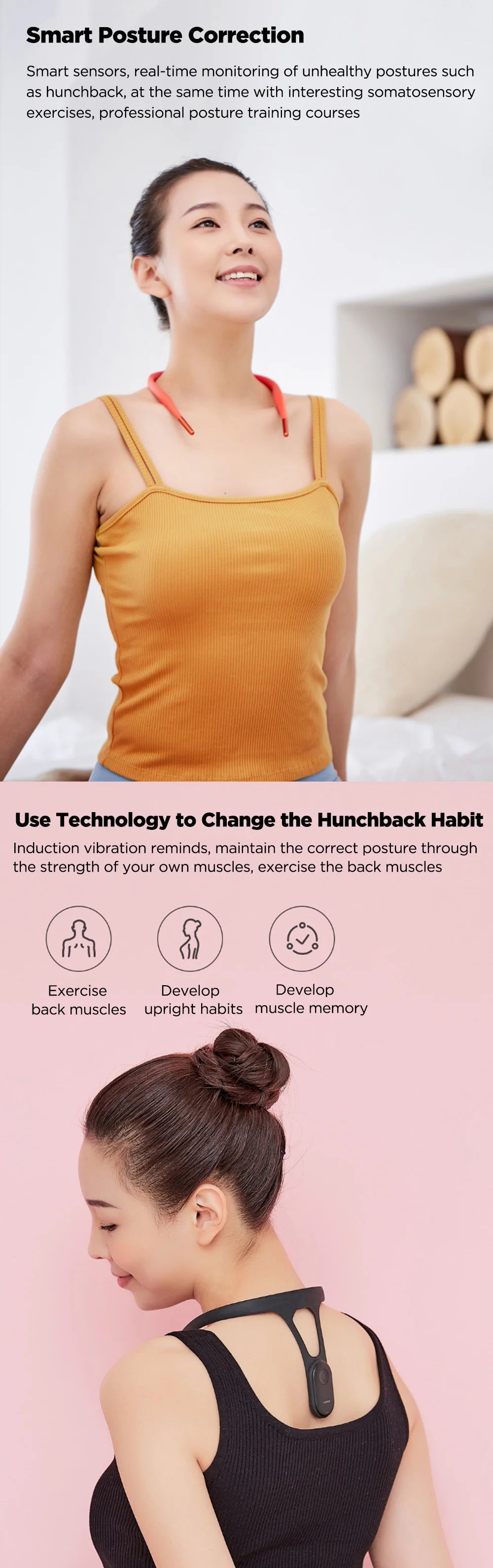 Hipee Smart Posture Correction Device – Real-Time Back Monitoring & Training for Adults and Kids