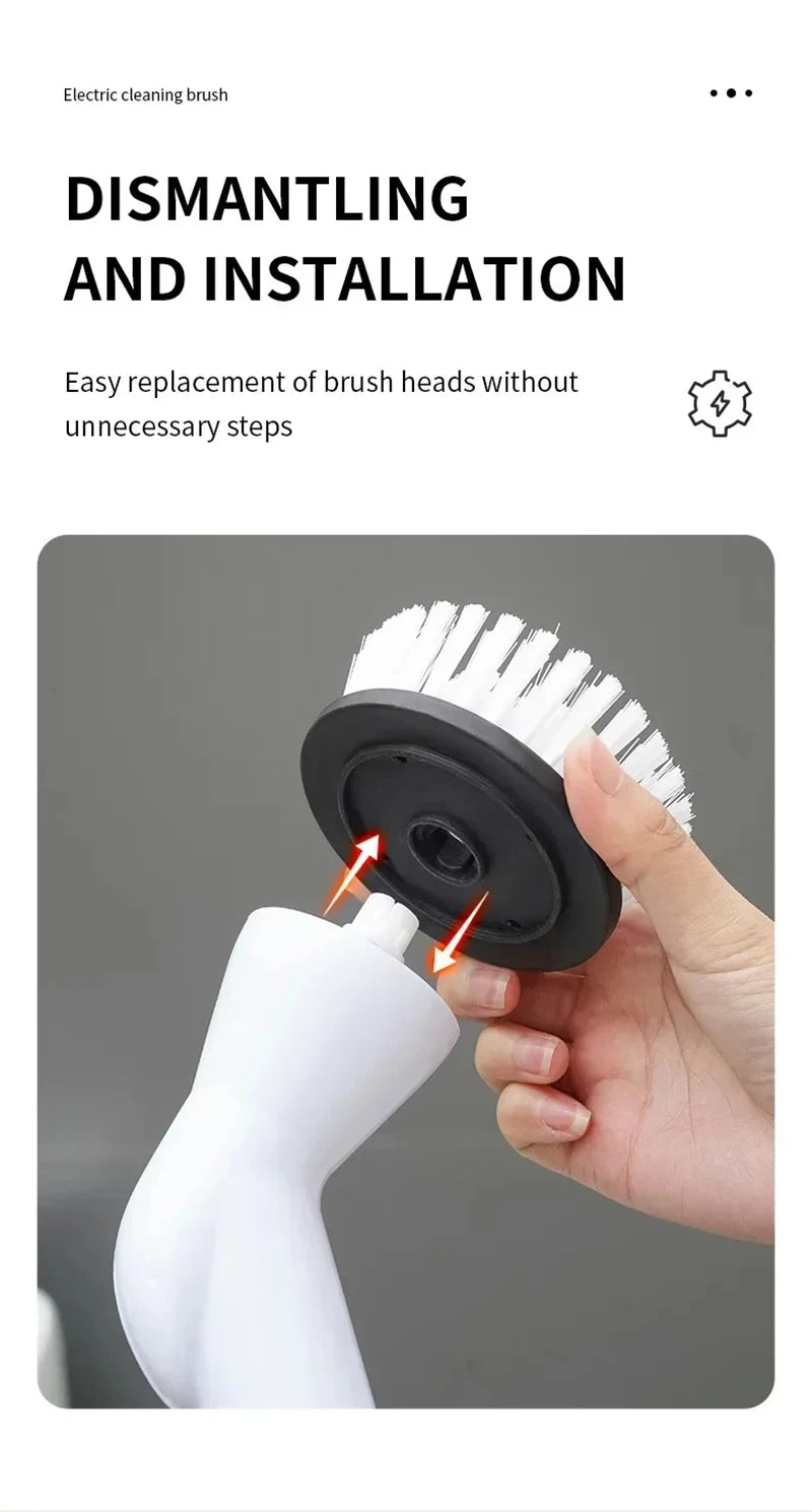 6-in-1 Wireless Electric Cleaning Brush - Revolutionize Your Cleaning Routine