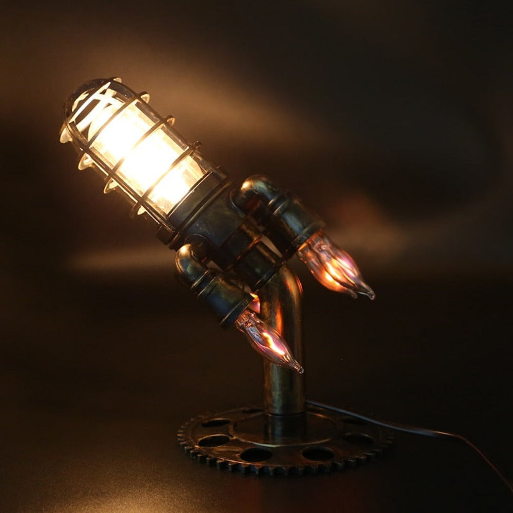 Royallure Steampunk Rocket Table Lamp