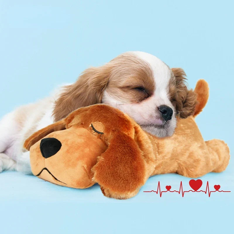 Heartbeat Puppy Toy – Plush Comfort for Dog Anxiety & Better Sleep