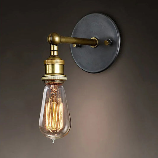 Industrial Adjustable Wall Lamp - American Retro Style - without bulb