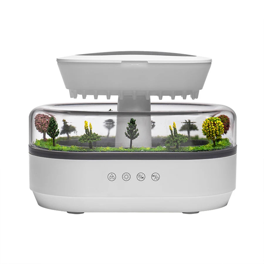 Royaleva Raindrop Aromatherapy Diffuser – Forest-Inspired Essential Oil Humidifier