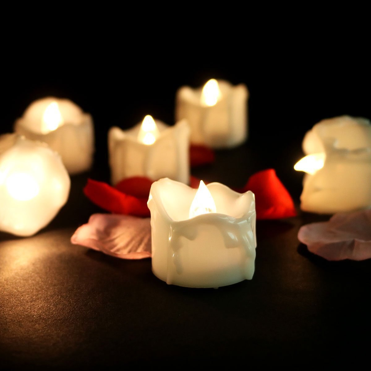 RoyaleGlow Flameless LED Candles - Flickering Flame Imitation