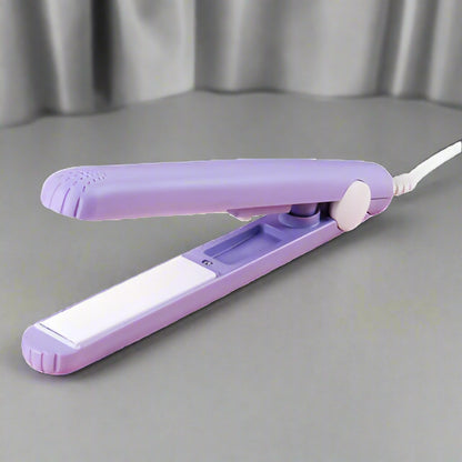 Royallure Travel-Friendly 2-in-1 Hair Curler & Straightener – Ceramic Dual-Function Styling Tool