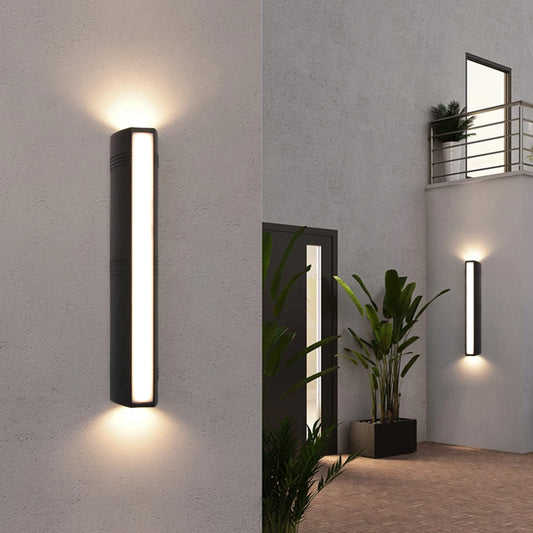 Royaleva Waterproof Outdoor Wall Lamp with 3-Sided LED Illumination - Default Title