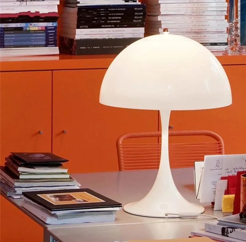 Retro Danish Table Lamp/ Floor Lamp - Iconic Mushroom Design for Modern Spaces