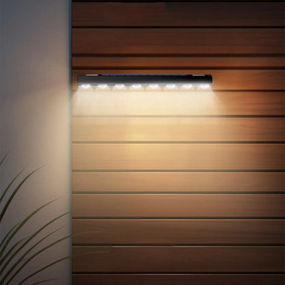 Royelux Solar Wall Light Outdoor - 4/6/8 LED Waterproof Garden Lamp