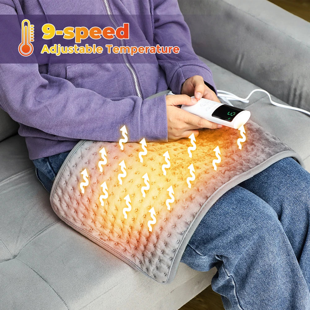 Experience Warmth and Comfort with the Royelux Electric Heating Blanket - Dark Grey / EU