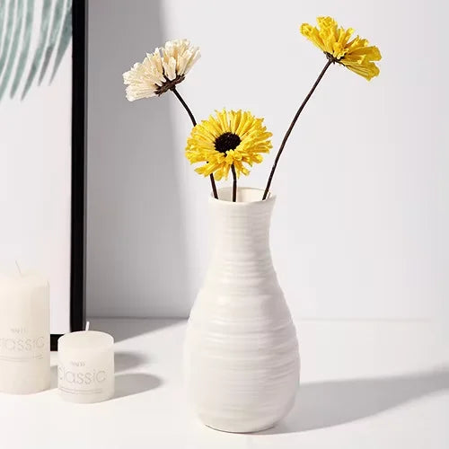 Royelux Nordic Plastic Flower Vase - Minimalist Elegance for Every Home