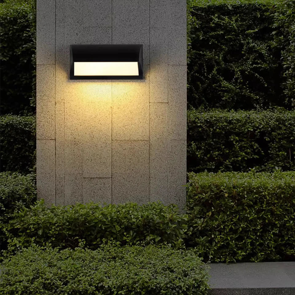 Royelux Waterproof LED Outdoor Wall Light with Motion Sensor - Radar Motion Sensor / Model D 30W / Cold White