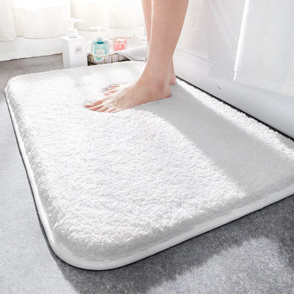 Royaleva Super Thick Luxury Bathroom Rug - Ultra-Plush Comfort for Your Feet - White / Small - 16x24 inches