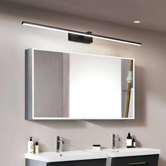 RoyaleGlow Modern LED Bathroom Vanity Light with Adjustable Tricolor Lighting - LWL155 A White 100cm / Neutral light