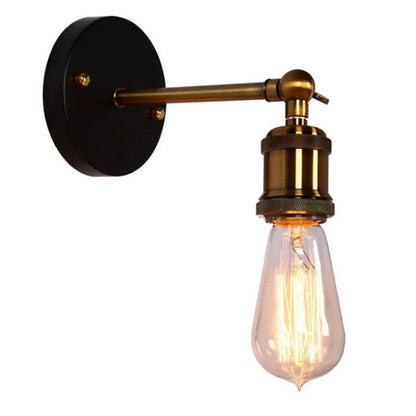 Industrial Adjustable Wall Lamp - American Retro Style - without bulb