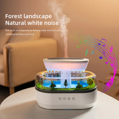 Royaleva Raindrop Aromatherapy Diffuser – Forest-Inspired Essential Oil Humidifier