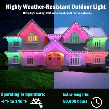 Smart Permanent LED Outdoor Lights – Color Changing & Weatherproof