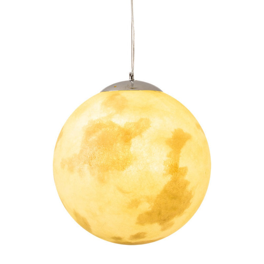 RoyaleGlow 3D Moon Sphere Light Lamp Chandelier - Unique Home Décor (20CM-60CM)